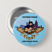 KNOP VOOR ARTIESTEN RONDE BUTTON 7,6 CM (Voorkant /achterkant)