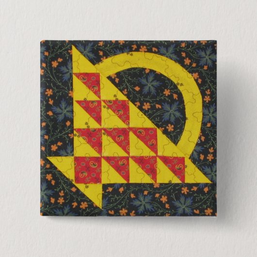 Knop voor Bright mandje Vierkante Button 5,1 Cm (Voorkant)