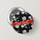 Knop voor buitenaardse zenuwen ronde button 5,7 cm (Voorkant /achterkant)