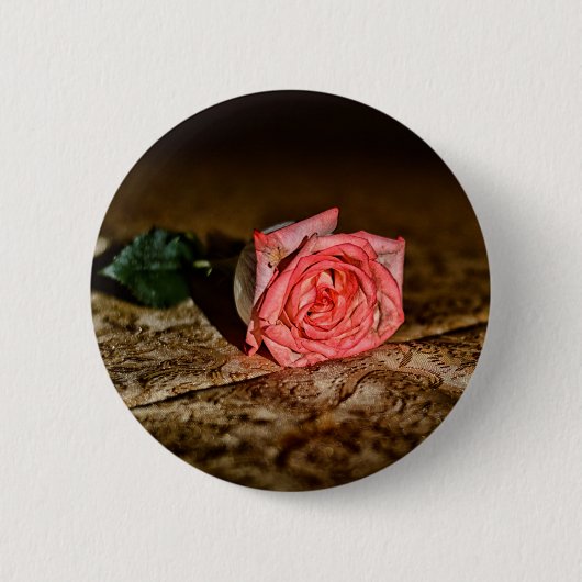Knop voor close-up roos ronde button 5,7 cm (Voorkant)