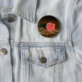 Knop voor close-up roos ronde button 5,7 cm (In situ)