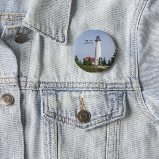 Knop voor Crisp Point Lighthouse Ronde Button 5,7 Cm (In situ)