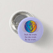 Knop voor de derde oogwaarheid ronde button 3,2 cm (Voorkant /achterkant)