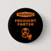 Knop voor frequente scheter ronde button 5,7 cm (Voorkant)