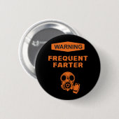 Knop voor frequente scheter ronde button 5,7 cm (Voorkant /achterkant)