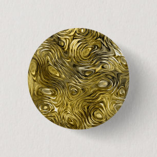 Knop voor 'Gold' afdrukken Ronde Button 3,2 Cm