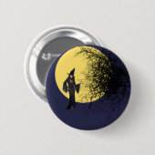 Knop voor heks ronde button 5,7 cm (Voorkant /achterkant)