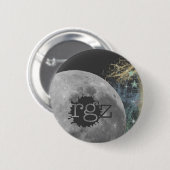 Knop voor het lezen, Dia Calhoun Ronde Button 5,7 Cm (Voorkant /achterkant)