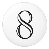 Knop voor keramisch nummer (Voorkant)