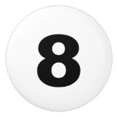 Knop voor keramisch nummer (Voorkant)