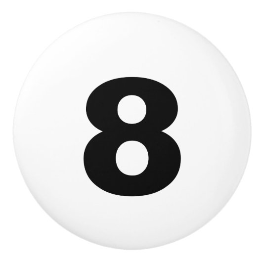 Knop voor keramisch nummer (Voorkant)