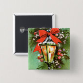  knop voor kerstverlichting vierkante button 5,1 cm (Voorkant /achterkant)