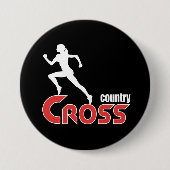 Knop voor kruisland ronde button 7,6 cm (Voorkant)