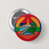 knop voor laos embleem ronde button 5,7 cm (Voorkant /achterkant)