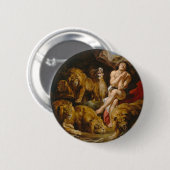 Knop voor leeuwen ronde button 5,7 cm (Voorkant /achterkant)
