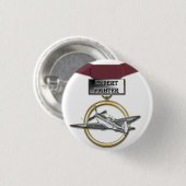 Knop voor medaille van Deskundige Fighter Ronde Button 3,2 Cm (Voorkant /achterkant)
