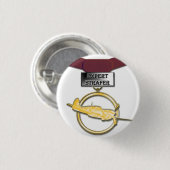 Knop voor medaille van expert ronde button 3,2 cm (Voorkant /achterkant)