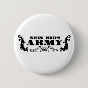Knop voor NK Army logo Ronde Button 5,7 Cm