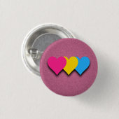 Knop voor pansexualiteitsvlag ronde button 3,2 cm (Voorkant /achterkant)