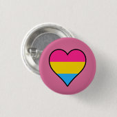 Knop voor pansexualiteitsvlag ronde button 3,2 cm (Voorkant /achterkant)