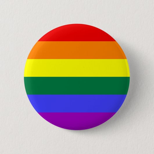 Knop voor Regenboog Ronde Button 5,7 Cm (Voorkant)