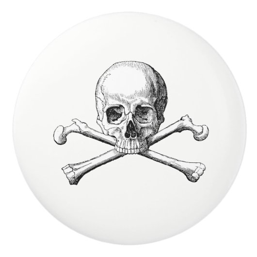 Knop voor schedel en kruisgraten (Voorkant)