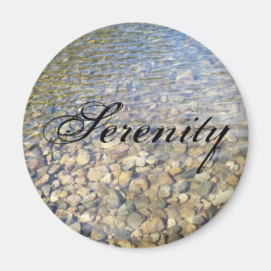 knop voor serenity Lake rocks Magneet (Voorkant)