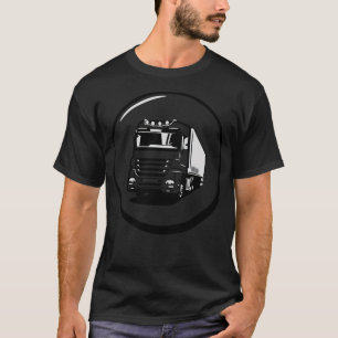 Knop voor truckdrive-knop kunstcadeauidee t-shirt