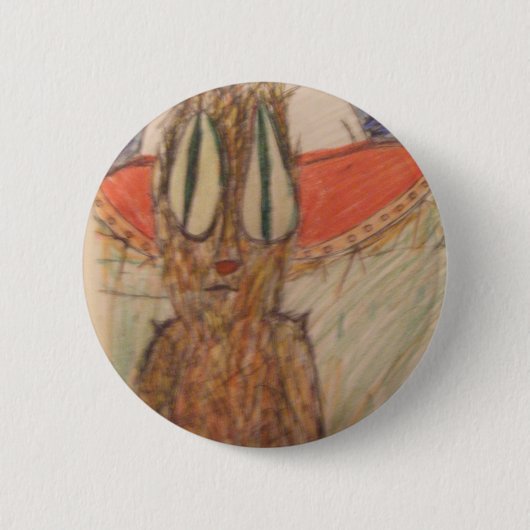 knop voor vrede en liefde ronde button 5,7 cm (Voorkant)