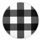 Knop voor zwart-wit buffels (Voorkant)