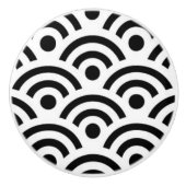 Knop voor zwart-wit keramisch kabinet (Voorkant)