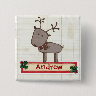 Knop Voorraden chatten Vierkante Button 5,1 Cm