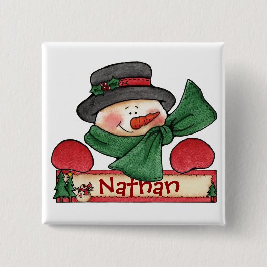 Knop Voorraden chatten Vierkante Button 5,1 Cm (Voorkant)