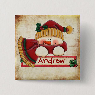 Knop Voorraden chatten Vierkante Button 5,1 Cm