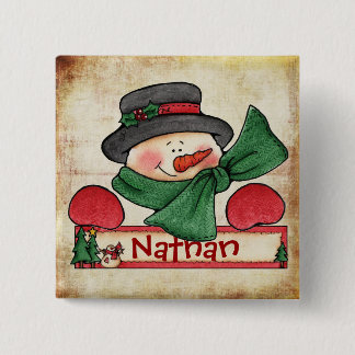 Knop Voorraden chatten Vierkante Button 5,1 Cm