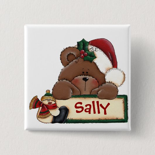 Knop Voorraden chatten Vierkante Button 5,1 Cm (Voorkant)