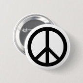 knop Vredessignaal Ronde Button 5,7 Cm (Voorkant /achterkant)