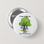 Knop Vrienden van Arbor Day Ronde Button 5,7 Cm (Voorkant /achterkant)