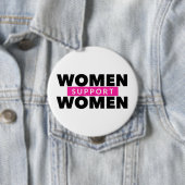 Knop Vrouwen Steunen Vrouwen Ronde Button 4,0 Cm (In situ)