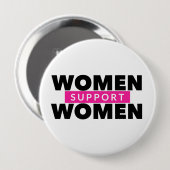 Knop Vrouwen Steunen Vrouwen Ronde Button 4,0 Cm (Voorkant /achterkant)