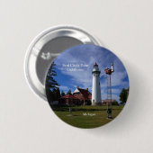 Knop vuurtoren Seul Choix Point Ronde Button 5,7 Cm (Voorkant /achterkant)