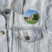 Knop Vuurtoren van Eagle Bluff Ronde Button 5,7 Cm (In situ)