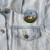 Knop vuurtoren Whitefish Point Ronde Button 5,7 Cm (In situ)