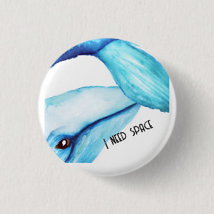 Knop Walvis Ronde Button 3,2 Cm