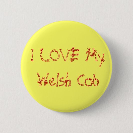 Knop Welsh cob Ronde Button 5,7 Cm (Voorkant)