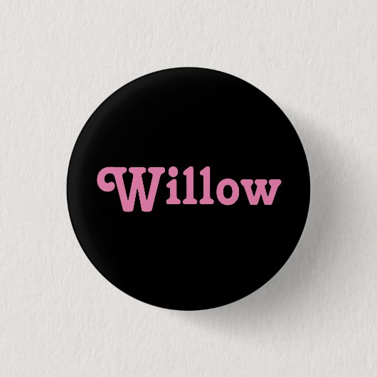 Knop Wilg Ronde Button 3,2 Cm (Voorkant)
