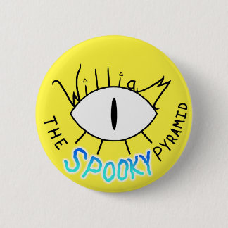 Knop "William the SPOOKY Pyramid" Ronde Button 5,7 Cm