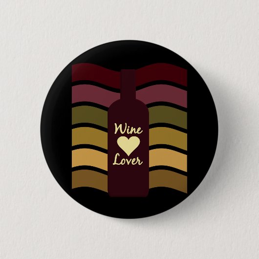 Knop Wine Lover Ronde Button 5,7 Cm (Voorkant)