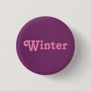 Knop Winter Ronde Button 3,2 Cm