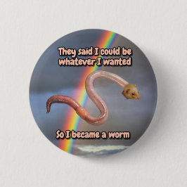 knop Worm Ronde Button 5,7 Cm